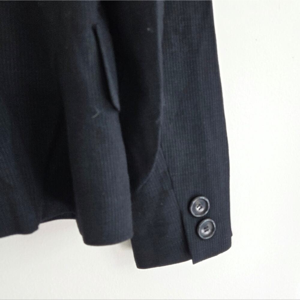 Akris Black Wool Blazer Jacket Size 8 - Picture 7 of 9